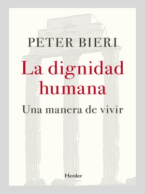 cover image of La dignidad humana